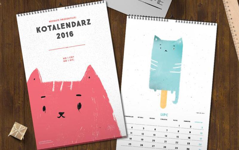 kotalendarz - Kalendarze 2016. Czy też chcesz mieć je wszystkie?